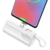 1HORA 4500mAh TYPE C Capsule Power Bank