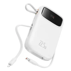 Baseus Qpow2 Dual Cable Fast Charge Power Bank 20000mAh 22.5W