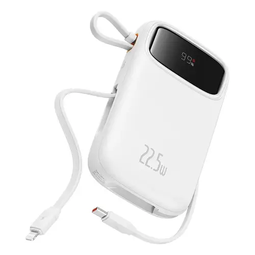 Baseus Qpow2 Dual Cable Fast Charge Power Bank 20000mAh 22.5W