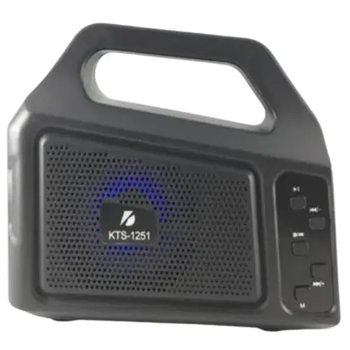 KTS-1251 Portable Solar Portable Speaker With Flash Light