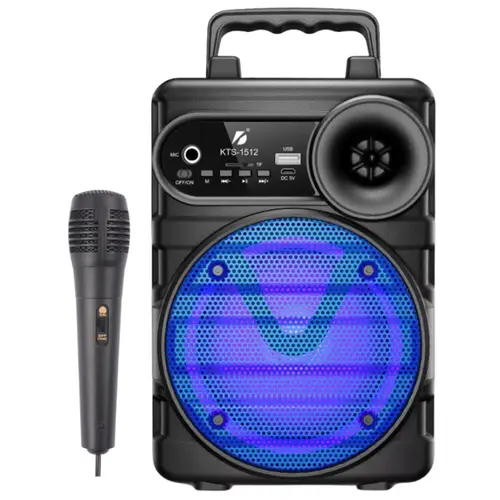 KTS-1512 Wireless Portable Speaker With Mic - Image 2