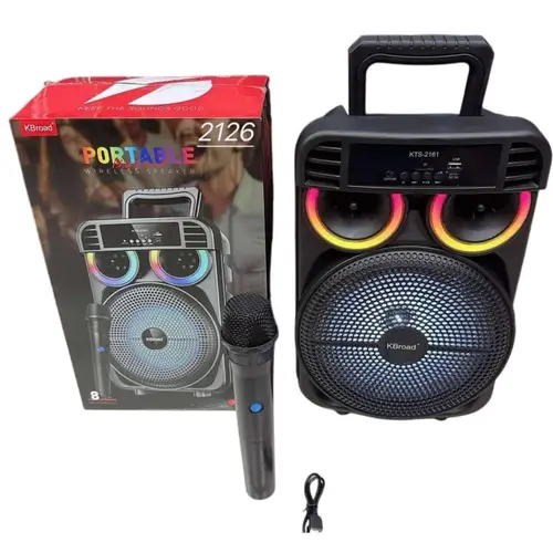 KTS-2161 Portable Bluetooth Speaker with Microphone