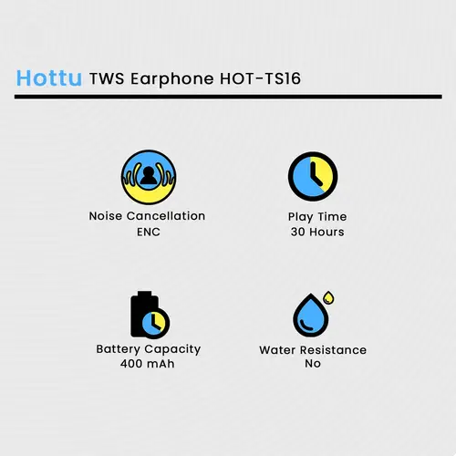 Hottu TWS Earphone HOT-TS16 - Image 2