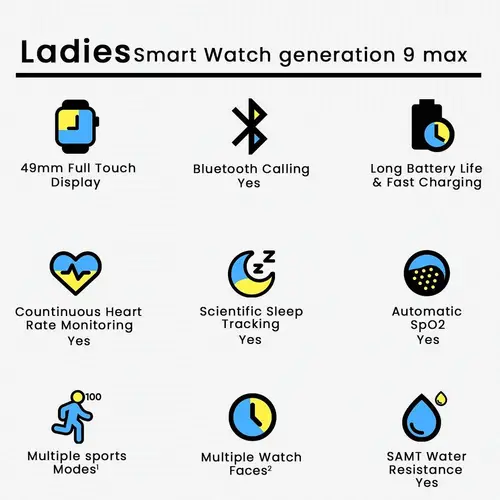 Ladies Smart Watch Generation 9 Max - Image 2