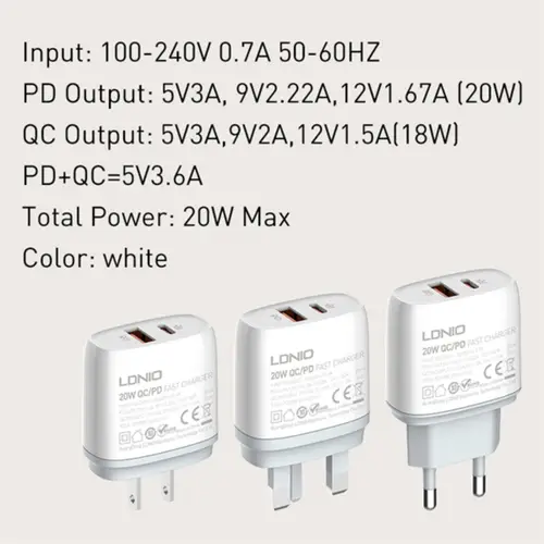 LDNIO PD And QC 3.0 Fast Charger Q229 - Image 5
