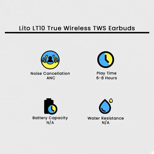 Lito LT10 True Wireless TWS Earbuds - Image 2