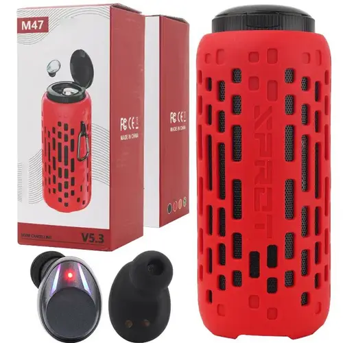 M47 Wireless Earphone Plus Bluetooth Speaker - Image 5