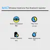 M47 Wireless Earphone Plus Bluetooth Speaker - Image 7
