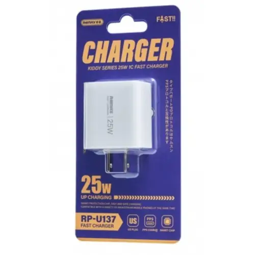 Remax Kiddy Series 25W 1C Fast Charger RP-U137 CN - Image 2