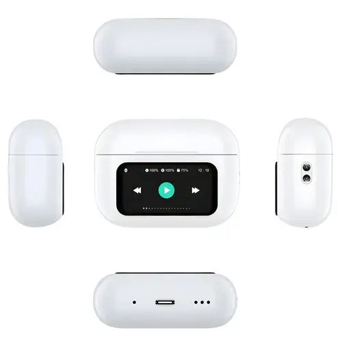 V20 touch screen Lcd Earbuds - Image 4