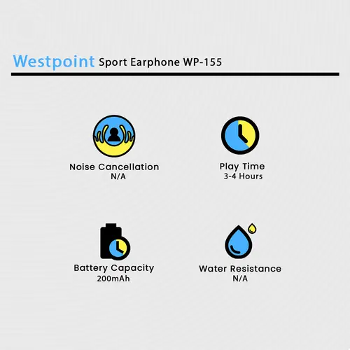 Westpoint Sport Earphone WP-155 - Image 2